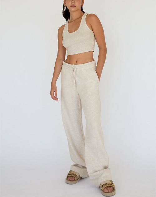 Custom relaxed fit sweatpants with side pockets adjustable waist jogger pants