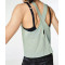 Custom cross back light weight tank tops women's plain running singlets