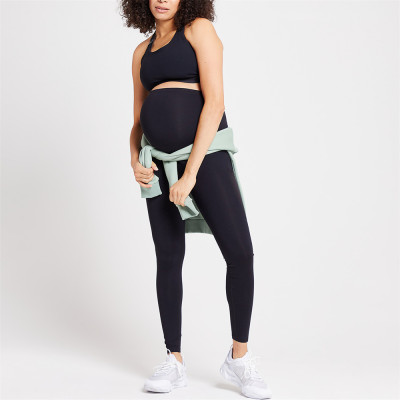 Custom Wholesale High Waist Workout Yoga Pregnant Maternity Leggings