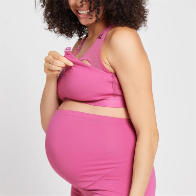 WMASB08 Custom designs Adjustable strape removable Padded Women Maternity Nursing Sports bra