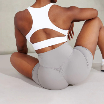 Workout Shorts for Women High Waist Active Gym wear Spandex Stretchy Yoga Compression Shorts