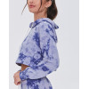 Custom cropped hoodies for women tie dye hooded sweatshirts