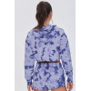 Custom cropped hoodies for women tie dye hooded sweatshirts