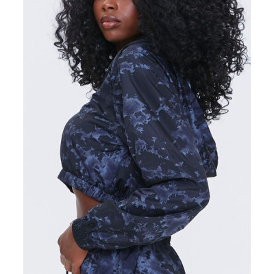 Custom cropped hoodies for women tie dye hooded sweatshirts