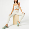 Women's Longline Sports Bra Yoga Crop Top with Built in Bra,