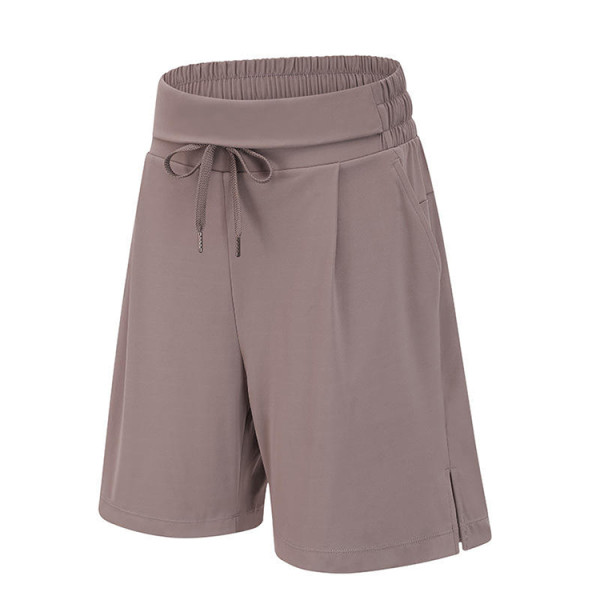Womens High Waisted Running Shorts Elastic Athletic Workout Sports Shorts with Pocket
