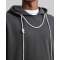 Fashion Hoodies Men's Color Block Pul Crewneck Pullover, Hooded Sweatshirt Patchwork