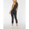 Compressive 7/8 leggings for women mesh panel yoga leggings