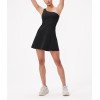 Off shoulder plain tennis dress for women with built in bra