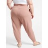 Custom cotton jogger pants with side pockets plus size athleisure sweatpants for women