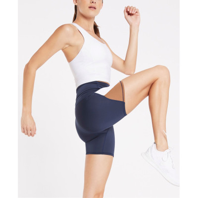 Custom women's padded tank top cross back longline sports bra slim fit crop tops