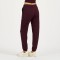 Custom heather cotton joggers track pants for women with adjustable drawstring