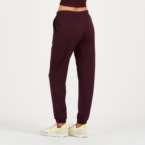 Custom heather cotton joggers track pants for women with adjustable drawstring