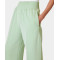 Women's high-waisted wide-leg track pant with pockets, soft fabrics
