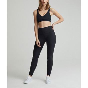 Custom high waist basic yoga leggings compressive flattering fitness tights