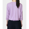 This women's classic round neck drawstring long sleeve top is suitable for many occasions