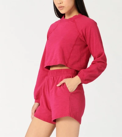 Custom cotton cropped sweatshirts oversized hoodies for women