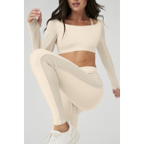 Women's yoga clothing set is made of comfortable fabric, unique design, fashionable and simple