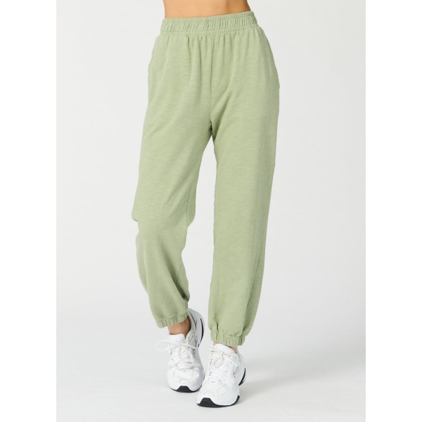Custom relaxed fit women joggers cotton running sweatpants with side pockets
