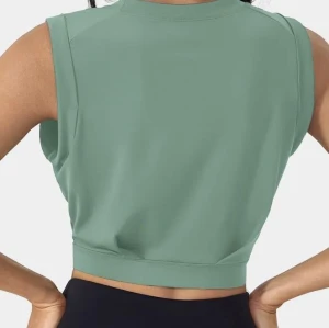 Women's tank top, loose fit, comfortable fabric, sleeveless design, waist design, suitable for a variety of scenarios wear
