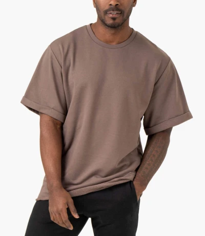 High Quality Oversized Shirts. Athletic Workout Gym Shirts Short Sleeve Shirts for Men