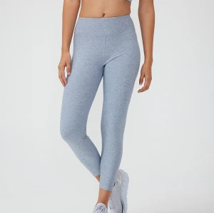 Athleisure heather yoga leggings moisure-wicking fitness tights