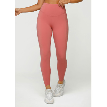 Custom high waist pocket leggings solid color butt lifting fitness tights