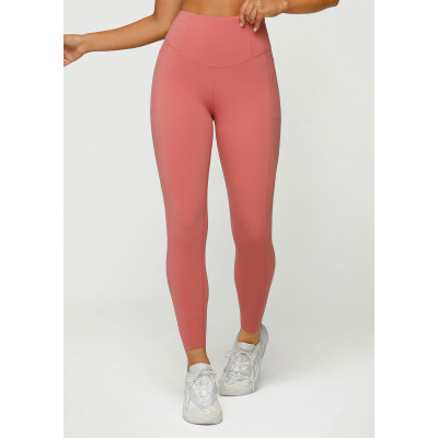 Custom high waist pocket leggings solid color butt lifting fitness tights