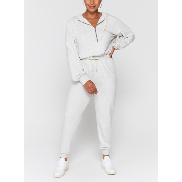 Custom 2 piece hoodies sets with jogger pants women's athleisure loungewear sets