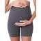Custom  athletic running maternity compression shorts high support pocket pregnant women yoga shorts