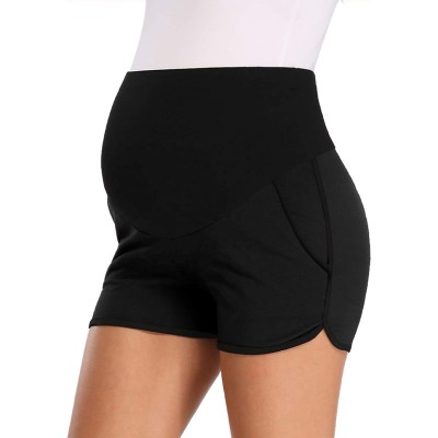 Custom Pregnant Women Maternity Clothes High Waist Elastic Pregnancy Pants Maternity Shorts