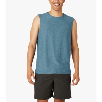 Custom high neck workout singlets for men moisture-wicking men's tank tops