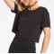 Custom modal flowy cropped shirts for women lightweight breathable t shirts