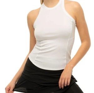 Custom racerback slim fit tank top lightweight ribbed tennis wear