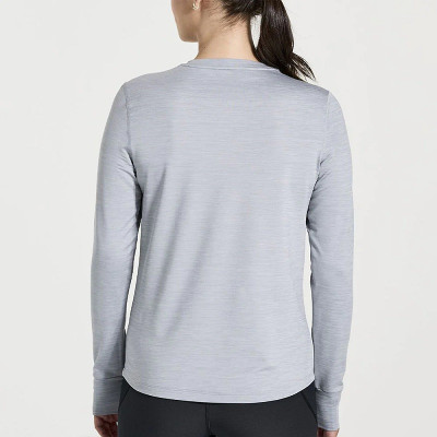 Custom long sleeve t shirts for women lightweight running apparel