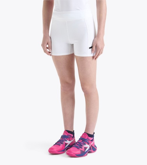 Custom performance yoga shorts with side pockets