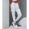 Cotton cargo sweatpants for women cotton soft jogger pants with cargo pockets