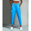 Cotton cargo sweatpants for women cotton soft jogger pants with cargo pockets