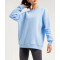 Custom fleece cotton crew neck sweatshirts for women relaxed fit hoodies