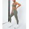 Custom no front seam yoga leggings ultra soft brushed fitness tights