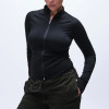 Running Jackets for Women, Soft Full Zip Slim Fit Athletic Wear,  Workout Jacket with Pockets