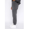 Athleisure cotton fleece cozy sports jogger pants with side pockets