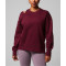 Custom cotton cut out fleece sweatshirts women's pullover