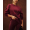Custom cotton cut out fleece sweatshirts women's pullover