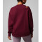 Custom cotton cut out fleece sweatshirts women's pullover