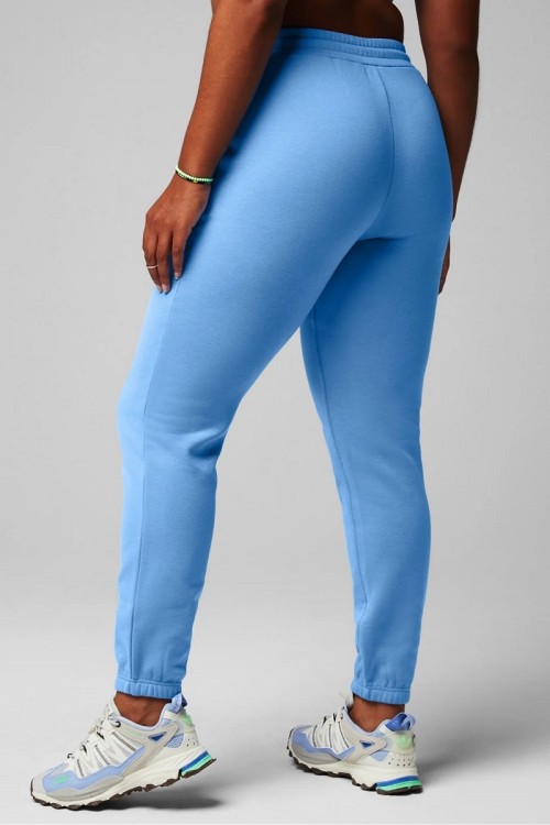 Custom cozy fleece joggers pants for women slim fit cotton sweatpants with side pockets