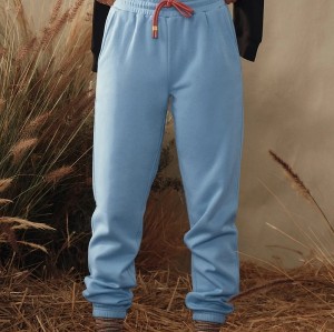 Custom cozy fleece joggers pants for women slim fit cotton sweatpants with side pockets