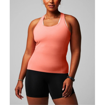 High quality racerback slim fit tank top breathable full coverage women singlets