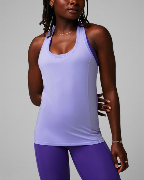 High quality racerback slim fit tank top breathable full coverage women singlets