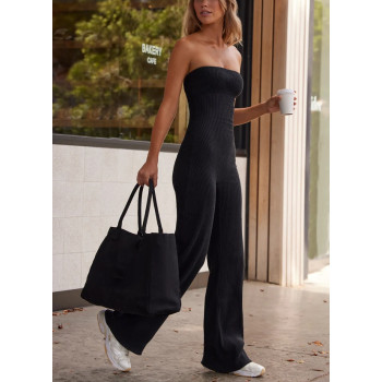 Custom one piece ribbed yoga jumpsuits athleisure style bodysuits for women